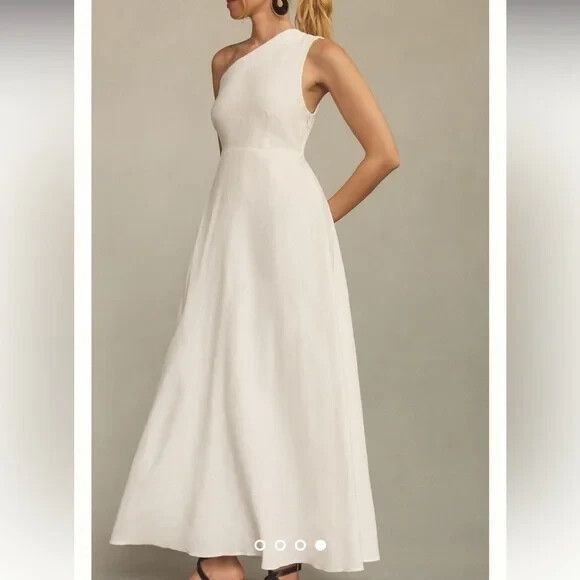 Farm Rio for Anthropologie Dresses & Skirts - Farm Rio Anthropologie One-Shoulder A-Line Smocked Dress Women's Size XXS Petite